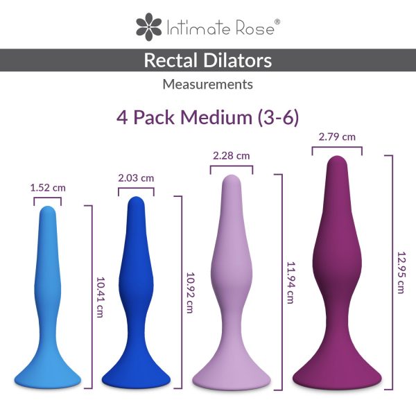 Medium Anal Dilator Set - Sizes 3 - 6 Online - Image 3