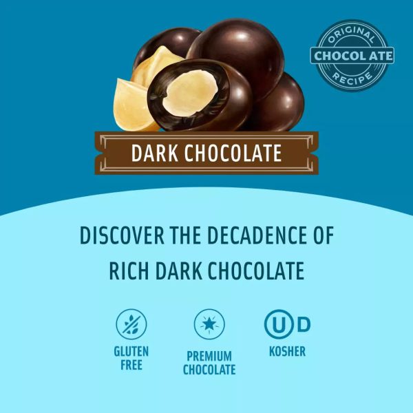 Chocolate Covered Macadamias - Dark Chocolate Medium Bag For Cheap - Image 3