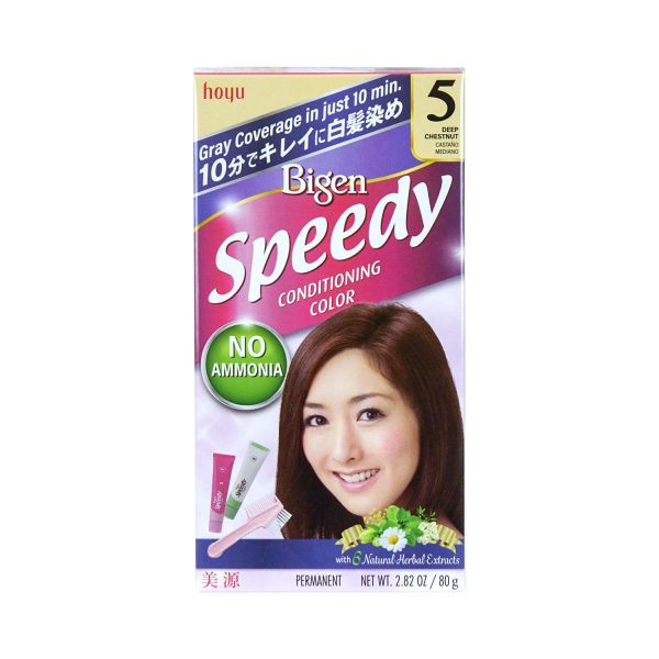Hoyu Bigen Speedy Conditioning Color No.5 Deep Chestnut For Sale