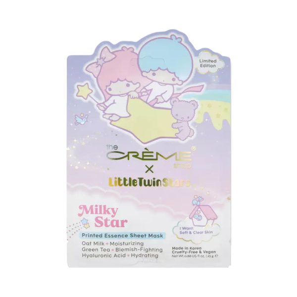 The Crème Shop x Sanrio Little Twin Stars Milky Star Printed Essence Sheet Mask Hot on Sale