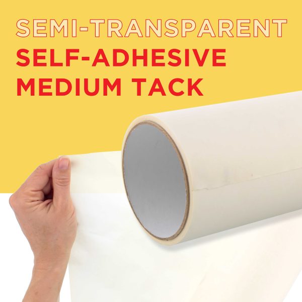 Custom Shop 12  x 30  Roll of Semi-Transparent Masking Film Frisket for Artists, Airbrush Graphics, Auto, Tracing, Cutting Templates, Stencil Making For Discount - Image 3