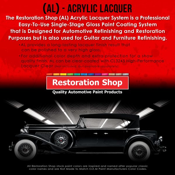 Wispy White - Acrylic Lacquer Auto Paint - Quart Paint Color Only - Professional Gloss Automotive, Car, Truck, Guitar & Furniture Refinish Coating Online Hot Sale - Image 3