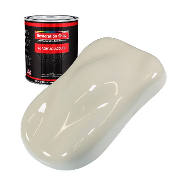 Performance Bright White - Acrylic Lacquer Auto Paint - Quart Paint Color Only - Professional High Gloss Automotive Car Truck Guitar Refinish Coating Fashion