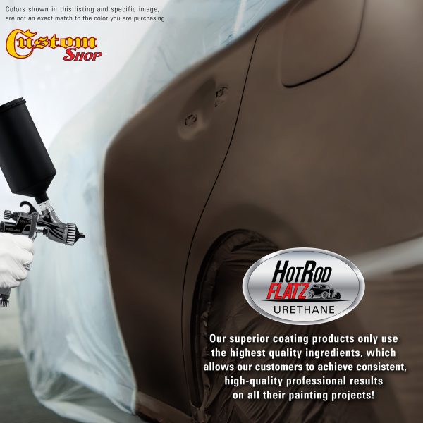 Mahogany Brown Metallic - Hot Rod Flatz Flat Matte Satin Urethane Auto Paint - Paint Gallon Only - Professional Low Sheen Automotive, Car Truck Coating, 4:1 Mix Ratio Online - Image 5