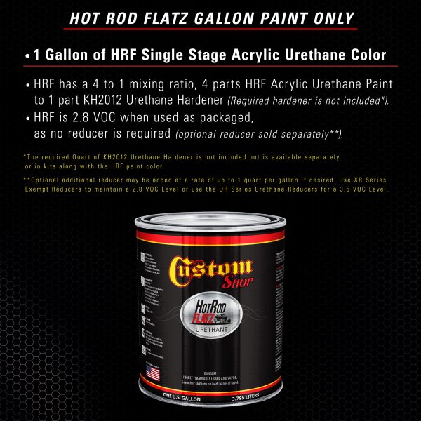 Deep Purple - Hot Rod Flatz Flat Matte Satin Urethane Auto Paint - Paint Gallon Only - Professional Low Sheen Automotive, Car Truck Coating, 4:1 Mix Ratio Sale - Image 2