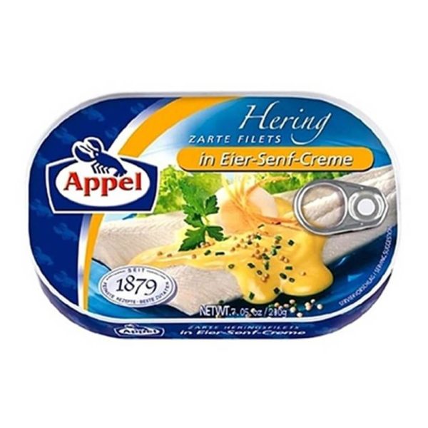 Appel Tender Herring Filets in Mustard Egg Cream 200g on Sale