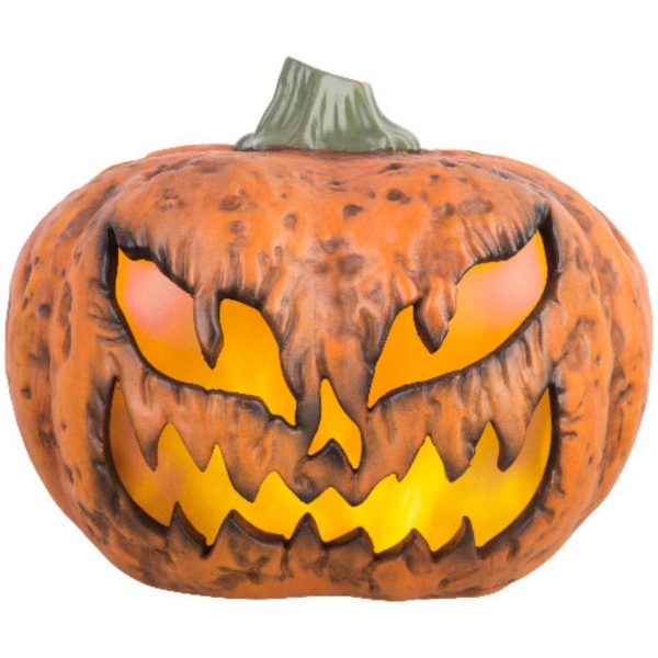 12  Lighted Creepy Melted Pumpkin Fashion